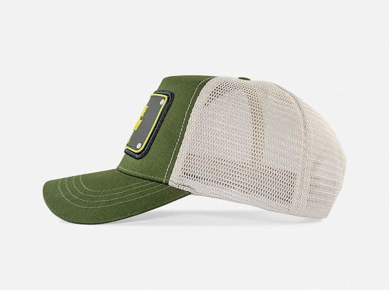 Show Me The Money Olive Green/ Beige John Hatter Co Cap