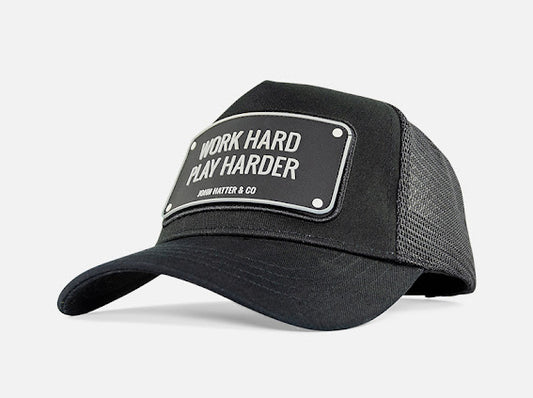 Work Hard Play Harder John Hatter Co Cap