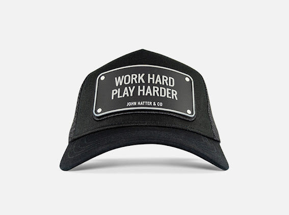 Work Hard Play Harder John Hatter Co Cap